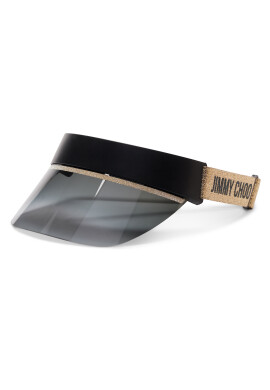Jimmy Choo Козирка Calix 2M2 Черен - Pepit.bg