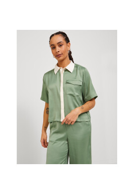 JJXX Риза 12224945 Зелен Regular Fit - Pepit.bg