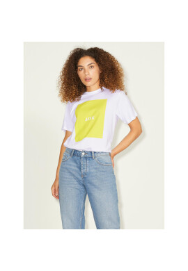 JJXX Тишърт 12204837 Бял Relaxed Fit - Pepit.bg