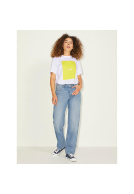 JJXX Тишърт 12204837 Бял Relaxed Fit - Pepit.bg
