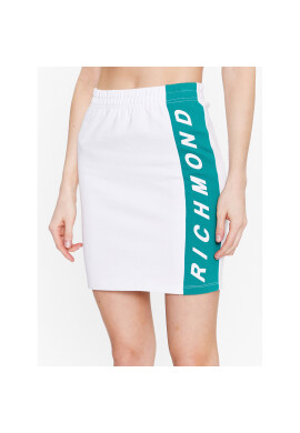 John Richmond Мини пола UWP23075GO Бял Modern Fit - Pepit.bg