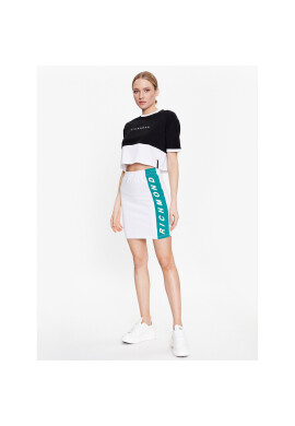 John Richmond Мини пола UWP23075GO Бял Modern Fit - Pepit.bg