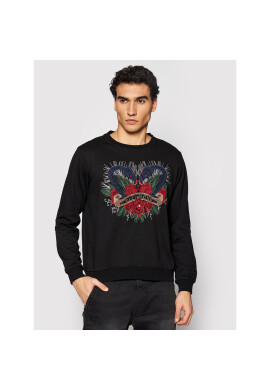 John Richmond Суитшърт Pasdena RMP21004FE Черен Regular Fit - Pepit.bg