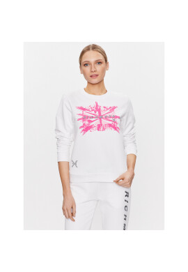 John Richmond Суитшърт UWP23010FE Бял Regular Fit - Pepit.bg
