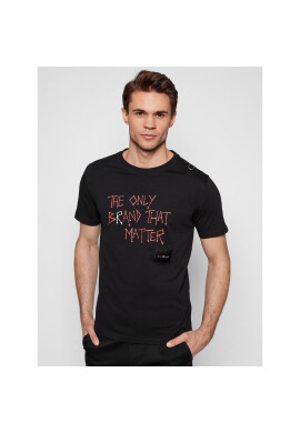 John Richmond Тишърт Bishop RMP21039TS Черен Regular Fit - Pepit.bg