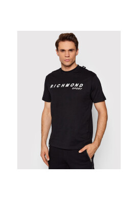 John Richmond Тишърт Elias UMP22129TS Черен Regular Fit - Pepit.bg