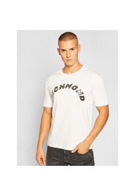 John Richmond Тишърт Hardball UMA20106TS Бял Regular Fit - Pepit.bg