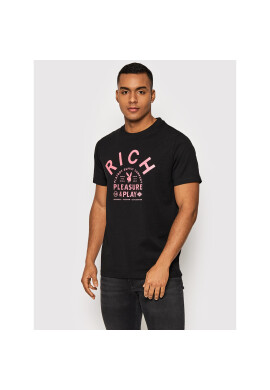 John Richmond Тишърт HMP22140TS Черен Regular Fit - Pepit.bg