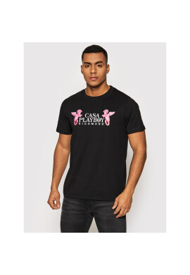John Richmond Тишърт HMP22142TS Черен Regular Fit - Pepit.bg