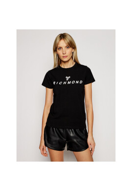John Richmond Тишърт Katya UWP21018TS Черен Regular Fit - Pepit.bg