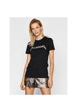John Richmond Тишърт Lirung RWA20157TS Черен Regular Fit - Pepit.bg