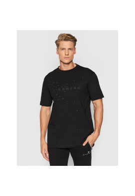 John Richmond Тишърт Over RMA21178TS Черен Regular Fit - Pepit.bg