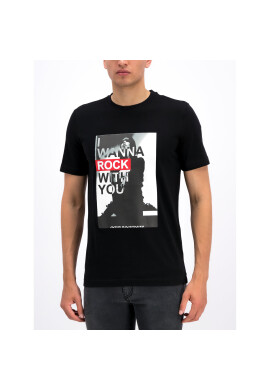 John Richmond Тишърт RMA19147TS Черен Regular Fit - Pepit.bg