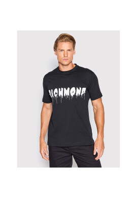 John Richmond Тишърт RMA22074TS Черен Regular Fit - Pepit.bg