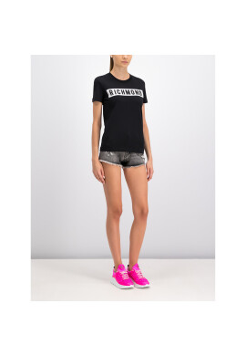 John Richmond Тишърт RWP19028TS Черен Regular Fit - Pepit.bg
