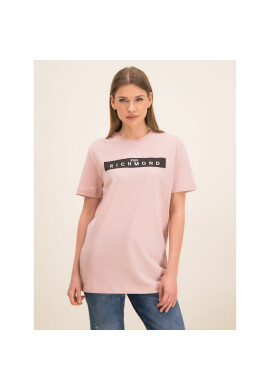 John Richmond Тишърт RWP19312TS Розов Slim Fit - Pepit.bg