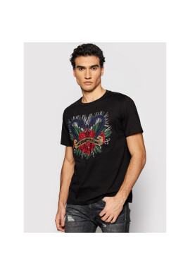 John Richmond Тишърт Selmar RMP21006TS Черен Regular Fit - Pepit.bg