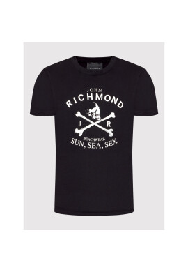 John Richmond Тишърт Tress UMP22105TS Черен Regular Fit - Pepit.bg