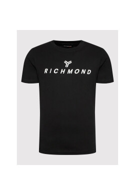 John Richmond Тишърт UMA22103TS Черен Regular Fit - Pepit.bg