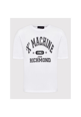 John Richmond Тишърт UMP22058TS Бял Regular Fit - Pepit.bg
