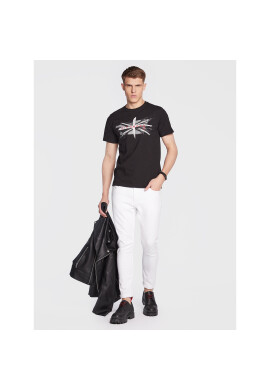 John Richmond Тишърт UMP23004TS Черен Regular Fit - Pepit.bg