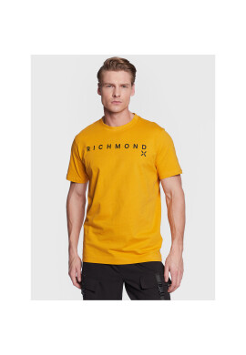 John Richmond Тишърт UMP23024TS Жълт Regular Fit - Pepit.bg