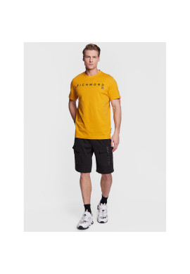 John Richmond Тишърт UMP23024TS Жълт Regular Fit - Pepit.bg