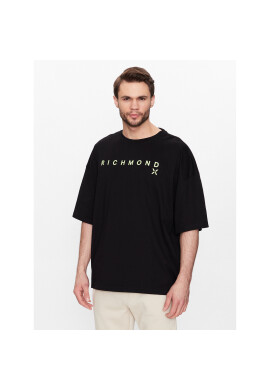 John Richmond Тишърт UMP23052TS Черен Relaxed Fit - Pepit.bg