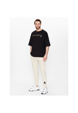 John Richmond Тишърт UMP23052TS Черен Relaxed Fit - Pepit.bg