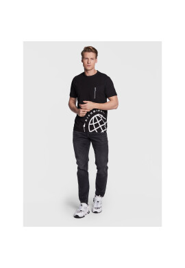 John Richmond Тишърт UMP23089TS Черен Regular Fit - Pepit.bg