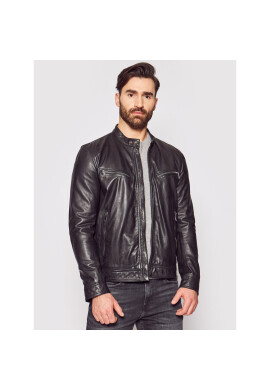 JOOP! Jeans Кожено яке Claas 150000745 Черен Regular Fit - Pepit.bg