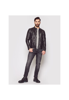 JOOP! Jeans Кожено яке Claas 150000745 Черен Regular Fit - Pepit.bg