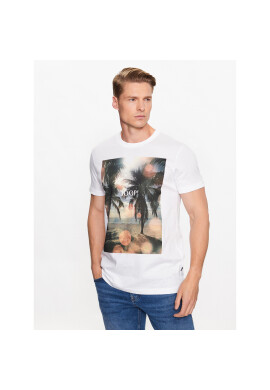 JOOP! Jeans Тишърт 30036074 Бял Modern Fit - Pepit.bg