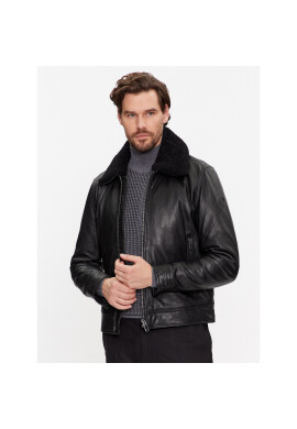 JOOP! Кожено яке Mech 1500133 Черен Regular Fit - Pepit.bg