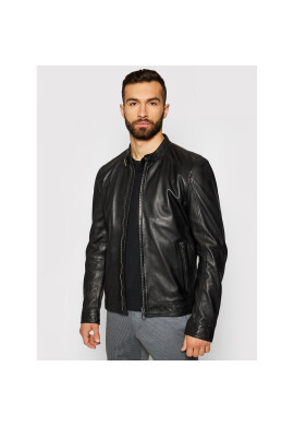 JOOP! Кожено яке Peel_S 1500130 Черен Regular Fit - Pepit.bg