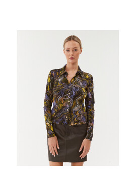 Just Cavalli Блуза 75PAL228 Виолетов Slim Fit - Pepit.bg