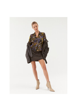 Just Cavalli Блуза 75PAL228 Виолетов Slim Fit - Pepit.bg