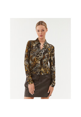 Just Cavalli Блуза 75PAL228 Жълт Slim Fit - Pepit.bg