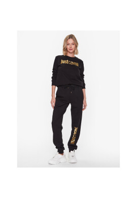 Just Cavalli Долнище анцуг 74PBAF00 Черен Regular Fit - Pepit.bg