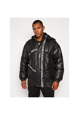 Just Cavalli Пухено яке S01AM0330 Черен Regular Fit - Pepit.bg
