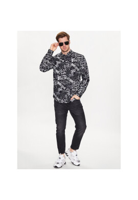 Just Cavalli Риза 74OBL2S3 Черен Regular Fit - Pepit.bg