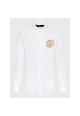 Just Cavalli Риза 74OBLYS0 Бял Regular Fit - Pepit.bg