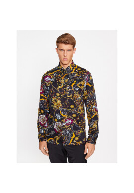Just Cavalli Риза 75OAL2S1 Черен Regular Fit - Pepit.bg