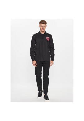 Just Cavalli Риза 75OALYS1 Черен Regular Fit - Pepit.bg