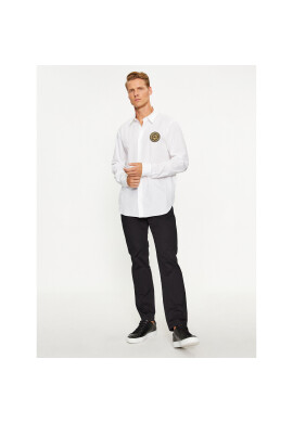 Just Cavalli Риза 75OALYS4 Бял Slim Fit - Pepit.bg