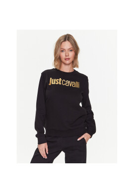 Just Cavalli Суитшърт 74PBIF00 Черен Regular Fit - Pepit.bg