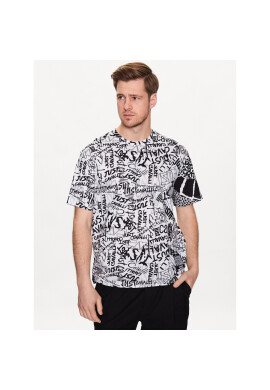 Just Cavalli Тишърт 74OBH6R5 Бял Regular Fit - Pepit.bg