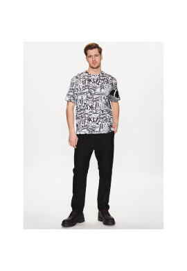 Just Cavalli Тишърт 74OBH6R5 Бял Regular Fit - Pepit.bg