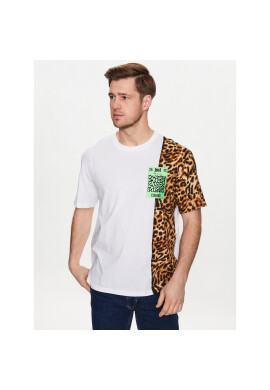 Just Cavalli Тишърт 74OBH6R7 Бял Regular Fit - Pepit.bg