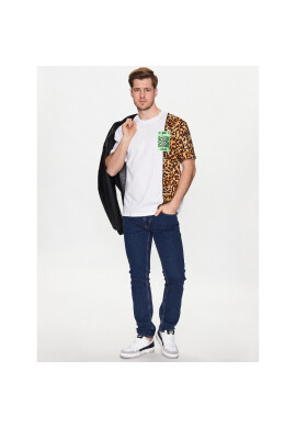 Just Cavalli Тишърт 74OBH6R7 Бял Regular Fit - Pepit.bg